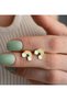 Xuping Colorful Rainbow Cloud Figured Mini Stud Earrings - Cute Non-Tarnish Anti-Allergic Vibrant Colorfast Stylish Gift Women's Earrings - 2