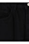 Özmarka New Season Black Baggy Fit Women's Jean Trousers - 6