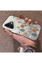 iPhone 16 Compatible Retro Daisy Moon and Leaf Pattern, Hard Case, Full Protection - 2