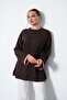 Oysho Tunic with Plaid Trim on the Collar and Sleeves - 8