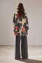Flower-Patterned Knitwear Sweater - 4
