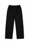 Nk boys' loose fit casual pants with elastic waist and drawstring, ages 8-14, black