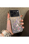 iPhone 17 Pro Compatible Light Purple Lavender and Wildflower Case, Elevated Lens Protection