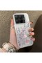 Mi 15t Pro Compatible Light Purple Lavender and Wildflower Case, Elevated Lens Protection