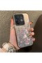 Vivo V60 Compatible Light Purple Lavender and Wildflower Case, Elevated Lens Protection