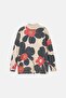 Flower-Patterned Knitwear Sweater - 5