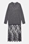 Tricot Sweater with Lace Detail - 3