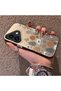 iPhone 16 Compatible Retro Daisy Moon and Leaf Pattern, Hard Case, Full Protection - 2