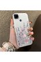 Realme C15/C25/C25S Compatible Light Purple Lavender and Wildflower Case, Elevated Lens Protection