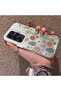 Samsung Galaxy S25 Ultra Compatible Retro Daisy Moon and Leaf Pattern, Hard Case, Full Protection - 2