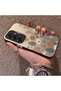Samsung Galaxy S25 Compatible Retro Daisy Moon and Leaf Pattern, Hard Case, Full Protection - 2