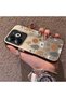 Infinix Smart 8/8 Pro/8 Plus Compatible Retro Daisy Moon and Leaf Pattern, Rigid Case, Full Protection - 2