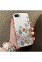 iPhone 7/8/Se 2020 2022 Compatible Retro Daisy Moon and Leaf Pattern, Hard Case, Full Protection