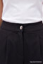 Pleated High Waist Black Trousers 0200 - 2