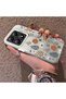 Mi 14t Pro Compatible Retro Daisy Moon and Leaf Pattern, Hard Case, Full Protection - 2