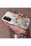 Samsung Galaxy S24 Fe Compatible Retro Daisy Moon and Leaf Pattern, Hard Case, Full Protection - 2