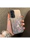 Samsung Galaxy A25 Compatible Light Purple Lavender and Wildflower Case, Elevated Lens Protection