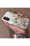 Samsung Galaxy A14 4G/5G Compatible Retro Daisy Moon and Leaf Pattern, Rigid Case, Full Protection - 2
