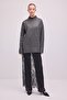 Tricot Sweater with Lace Detail - 4