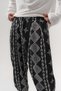 Azteca Pleated Shalwar with Elastic Waist and Cuffs - 7