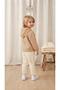 Keep Busy Printed Hooded Double Coat Pants Set - 2