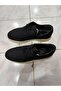 Black Inside-Out Genuine Leather Orthopedic and Non-Slip Sole Lace-Up Men's Shoes - 3