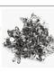 Tray Earring Clips Gifts 50 Pcs Stud Accessories Shoe Flowers Ornament Clips Earring Bag Rhinestones Clip Buckle Springs High Elasticity Earring Backs Findings