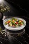 Vista - 26 cm Transparent Glass Salad Bowl – Patterned Large Serving, Presentation, and Fruit Bowl - 3