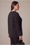 Stone Embellished Plus Size Knitted Knitwear Black - 2