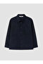 Two Mt Shop Quality Navy Blue Poplin Plain Standard & Regular Boys' Shirt Jacket - 2