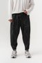 Sashiko Effect Pleated Shalwar with Elastic Waist and Cuffs