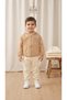 Keep Busy Printed Hooded Double Coat Pants Set - 4