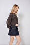 Floral Patterned Knitwear Sweater Brown - 3