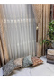 Cansel Ecru 1/2,5 Pleated Tulle Curtain - 5