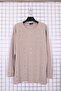 Women's Plus Size Crew Neck Off Shoulder Baguette Stone Long Sleeve Mom Skuba Tunic - 2