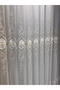 Cansel Ecru 1/2,5 Pleated Tulle Curtain - 7