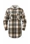 Hooded Medium Length Sports Lumberjack Shirt - 6