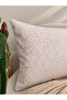 Gold Glitter Ecru Throw Pillow Cover 002 - 4