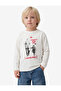 Ataturk Printed Cotton Crew Neck Long Sleeve T-Shirt