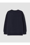 Two Mt Shop Quality Navy Blue Printed Boys' Sweatshirt - 3