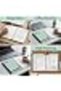 دفتر ملاحظات حلزوني، تصميم بسكويت بالنعناع، غلاف صلب مع 120 صفحة مسطرة، يُفتح بشكل مسطح وسلس - 3