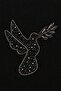 Crew Neck Sweatshirt with Bird Embroidery - 3