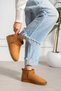 Vaghessa Nesta – Taba Women's Suede Short Winter Boots with Fur Inside