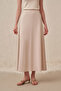 Soft textured bell skirt