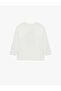 Ataturk Printed Cotton Crew Neck Long Sleeve T-Shirt - 4