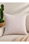 Gold Glitter Ecru Throw Pillow Cover 002 - 2