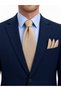 8 cm Beige Dot Pattern Tie and Handkerchief Set