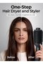 1200Watt Hair Dryer Brush – 75mm Oval Hot Air Brush for Smooth, Frizz-Free Volume | Blow Dryer & Hair Styling Tool (Black) - 2