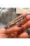 Silver Bamboo Weave Steel Bracelet - Bamboo Knuckle Design Vintage Silver Color Steel Cuff Bracelet – Tarnish-Free Stainless Bohemian Women's Jewelry - 4