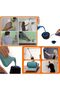 5Pcs DIY Paint Roller Brush Handle Tool Flocked Edger Home Office Room Wall Runner Roller Paint Brus - 5
